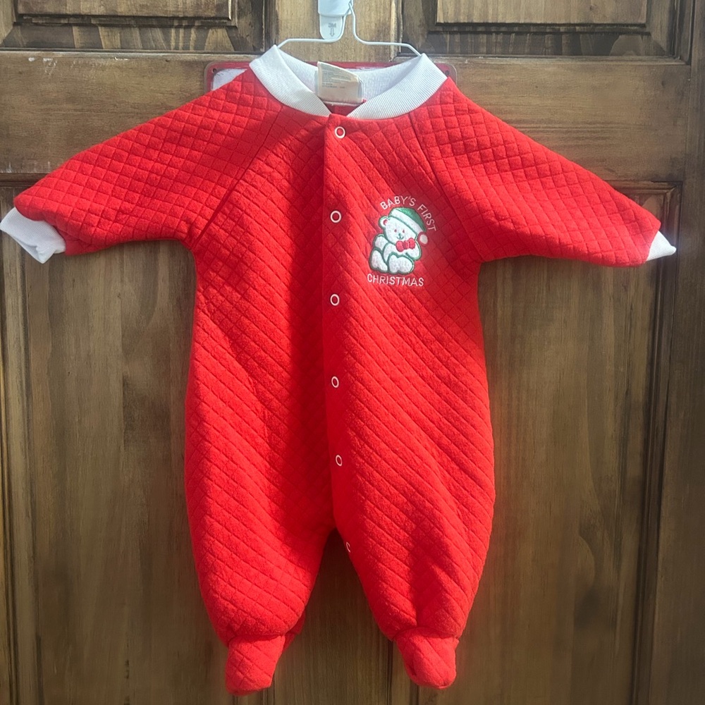 Vintage Baby’s First Christmas Onesie